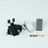 SCALECLUB Block whit spare wheel Holder