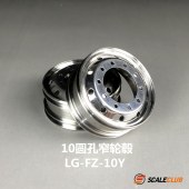 SCALECLUB Stainless Steel 10 circular hole wheel