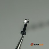 SCALECLUB sTAINLESS STEEL 3.0MM round head wheel nut（bullet type nut）