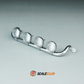 SCALECLUB Stainless Steel front face linght bar ,bumper light bar(4 lamps)