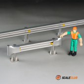 SCALECLUB 1/14 Metal Highway guardrail  ，guard fence of road