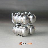 SCALECLUB stainless steel Four air bottles