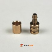 SCALECLUB Hydraulic connection union Type I weld copper pipe 2.5mm to tube pipe 3.0mm