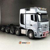 SCALECLUB 1/14 MAN 10x10 full metal with rear steering axle chassis