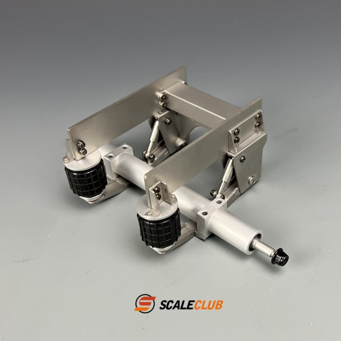 1/14 Trailer metal airbag suspension