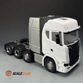 SCALECLUB 1/14 SCANIA 770S  Full metal stainless steel 8x8 SLT Chassis heavy duty