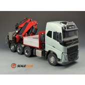 SCALECLUB 1/14 VOLVO FH750 8x8 chassis with rear steering F1650 Cranne